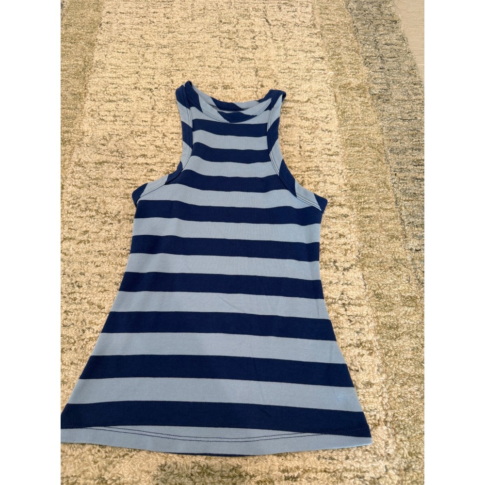 Maeve Anthropologie XXS blue striped tank